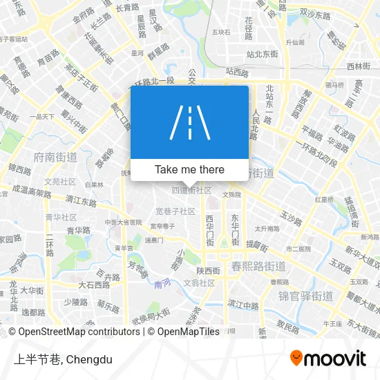 上半节巷 map