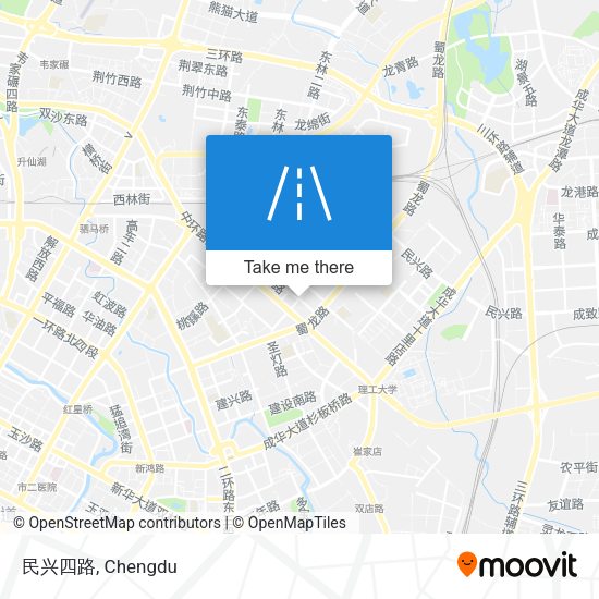 民兴四路 map