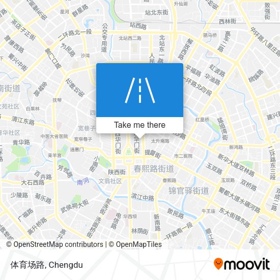 体育场路 map