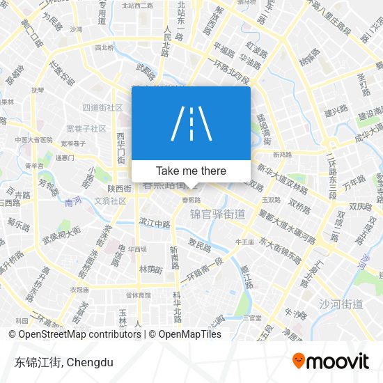 东锦江街 map