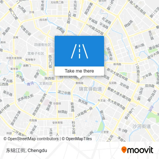 东锦江街 map