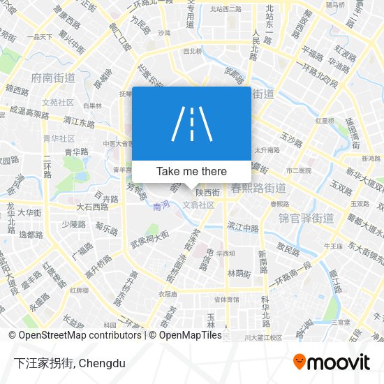 下汪家拐街 map