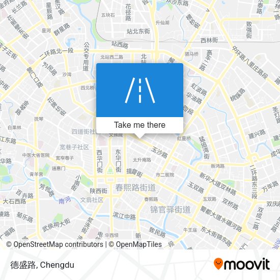 德盛路 map