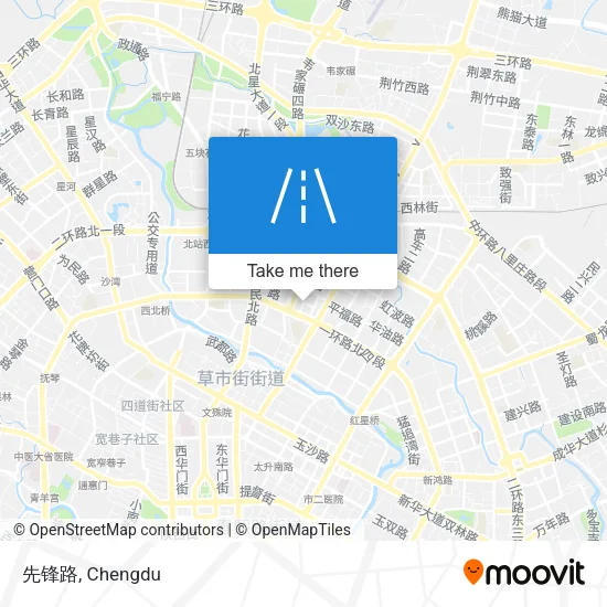 先锋路 map