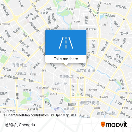 通锦桥 map