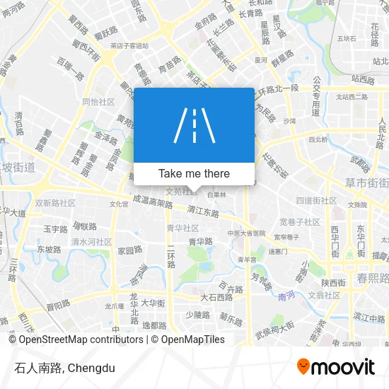 石人南路 map