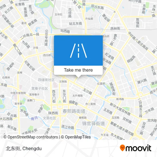 北东街 map