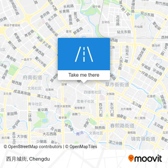 西月城街 map