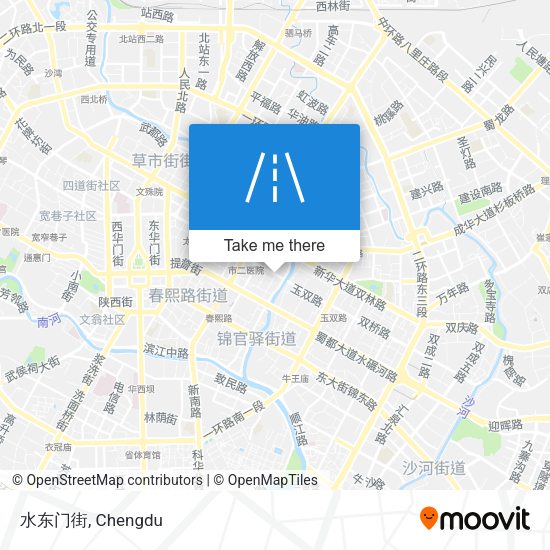 水东门街 map