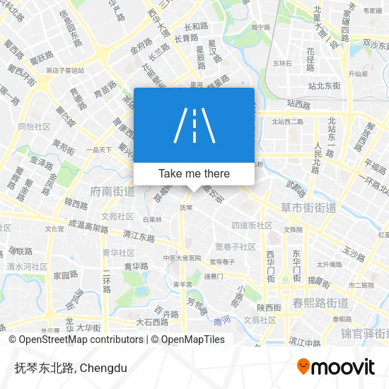 抚琴东北路 map