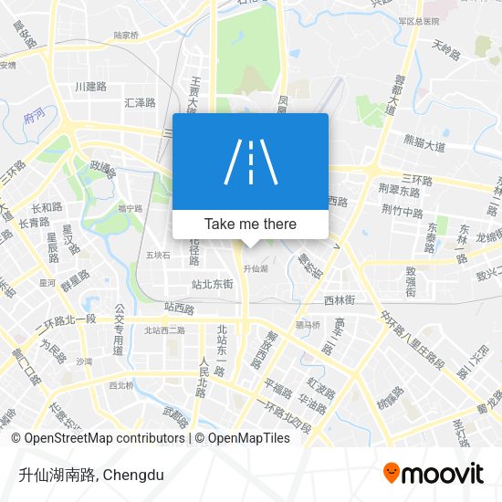 升仙湖南路 map