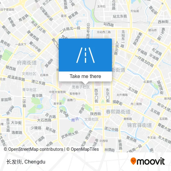 长发街 map