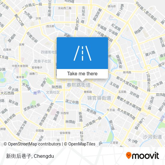 新街后巷子 map