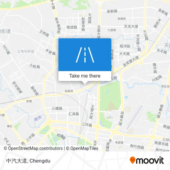 中汽大道 map