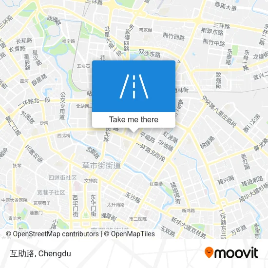 互助路 map