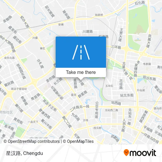 星汉路 map