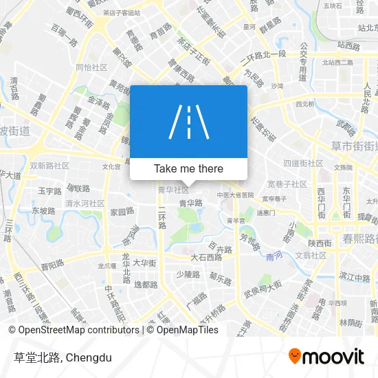 草堂北路 map