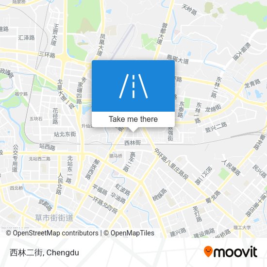 西林二街 map