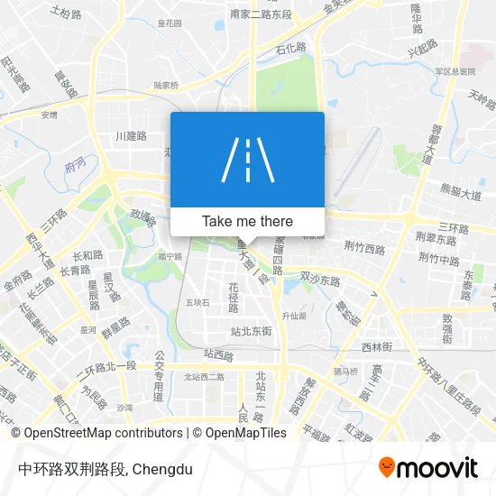 中环路双荆路段 map