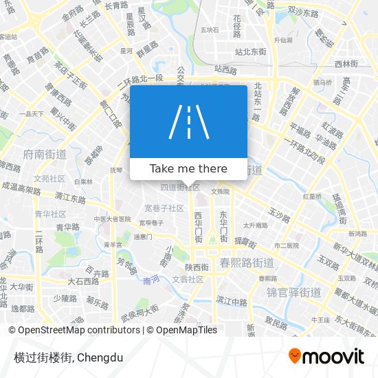 横过街楼街 map