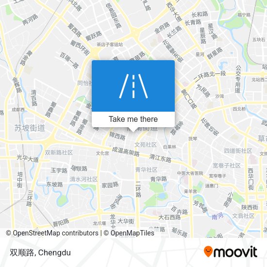双顺路 map