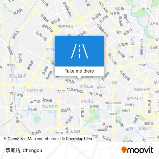 双顺路 map