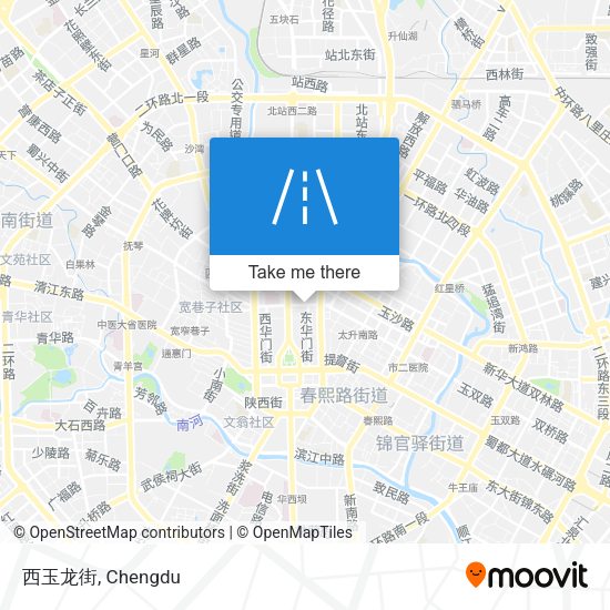 西玉龙街 map