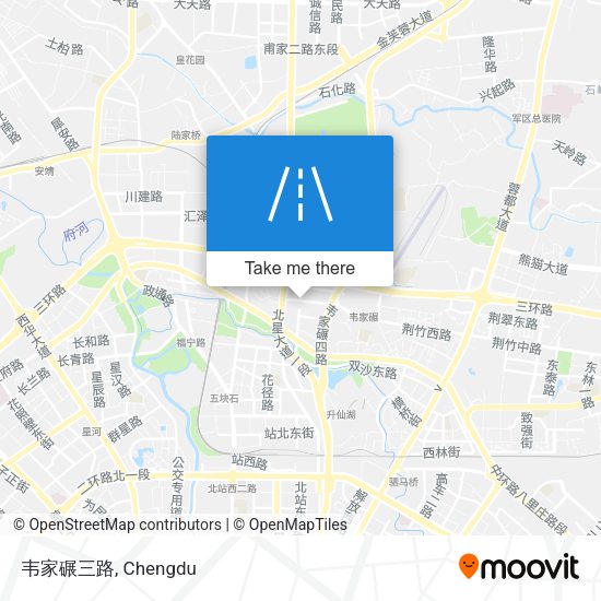韦家碾三路 map