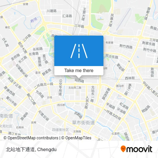 北站地下通道 map