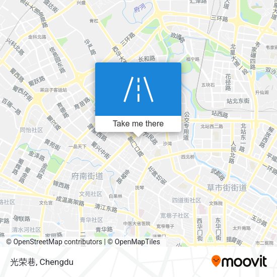 光荣巷 map