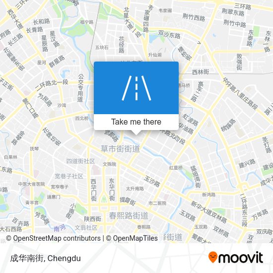 成华南街 map