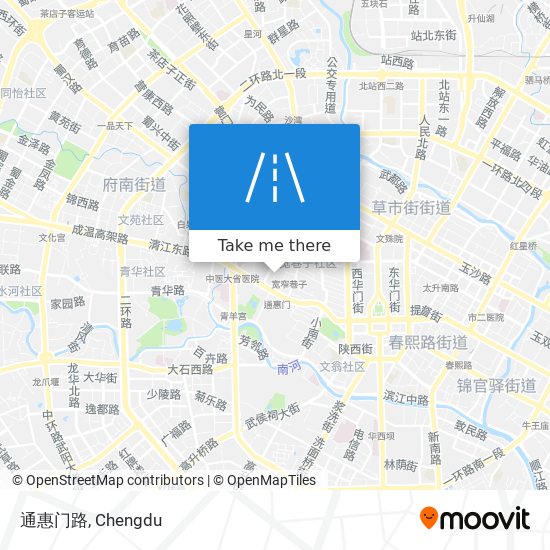 通惠门路 map