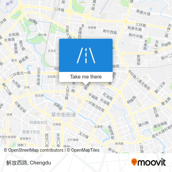 解放西路 map
