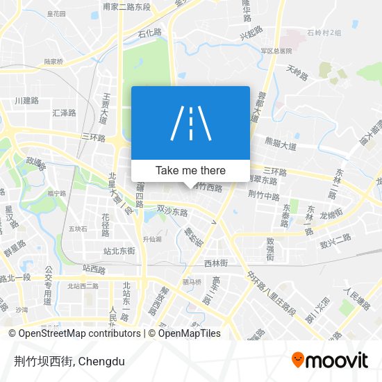 荆竹坝西街 map