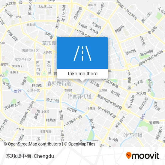 东顺城中街 map
