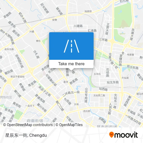 星辰东一街 map