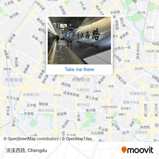 清溪西路 map