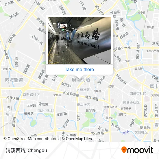 清溪西路 map