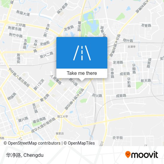 华净路 map