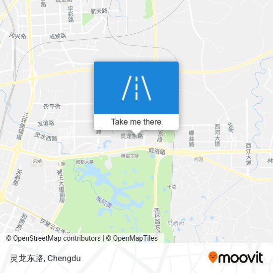 灵龙东路 map