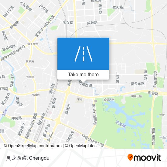 灵龙西路 map