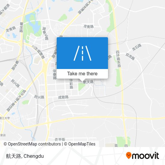 航天路 map