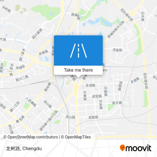 龙树路 map