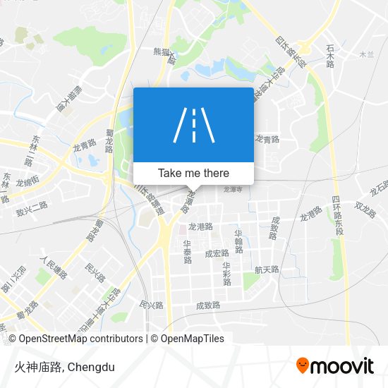 火神庙路 map