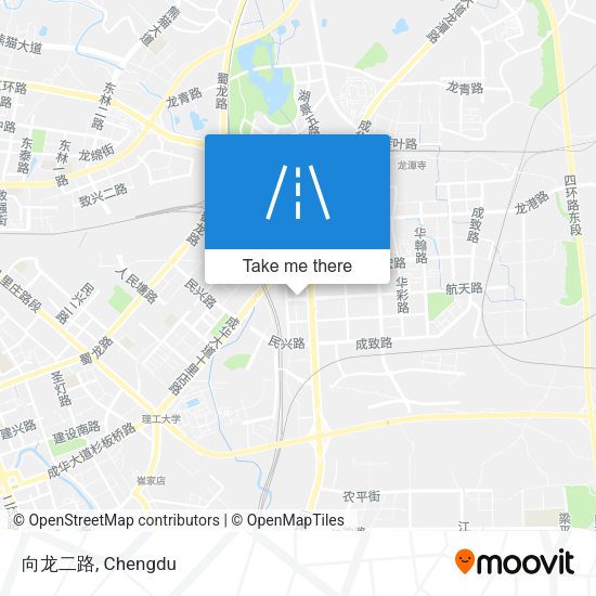 向龙二路 map