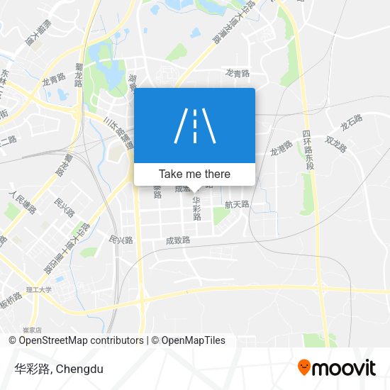 华彩路 map