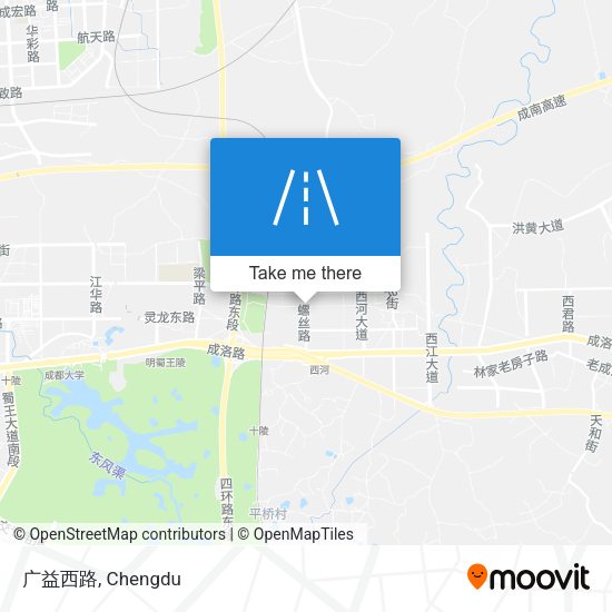 广益西路 map