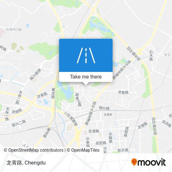 龙青路 map