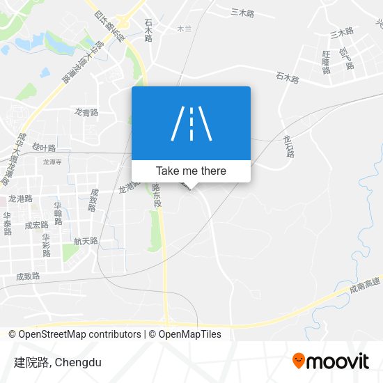 建院路 map
