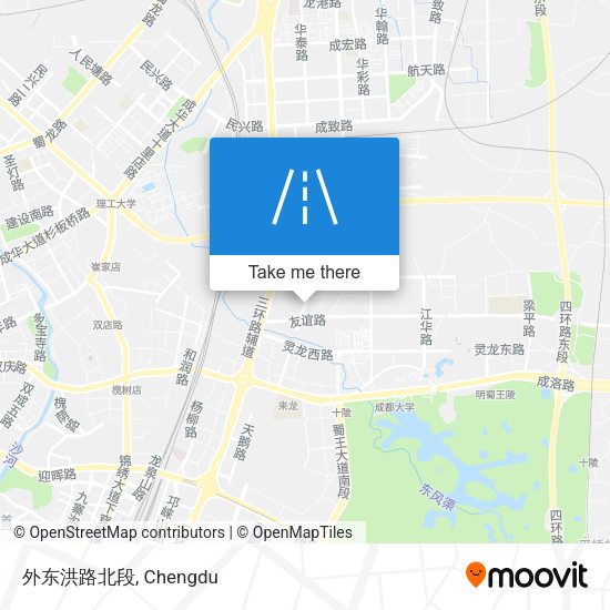 外东洪路北段 map